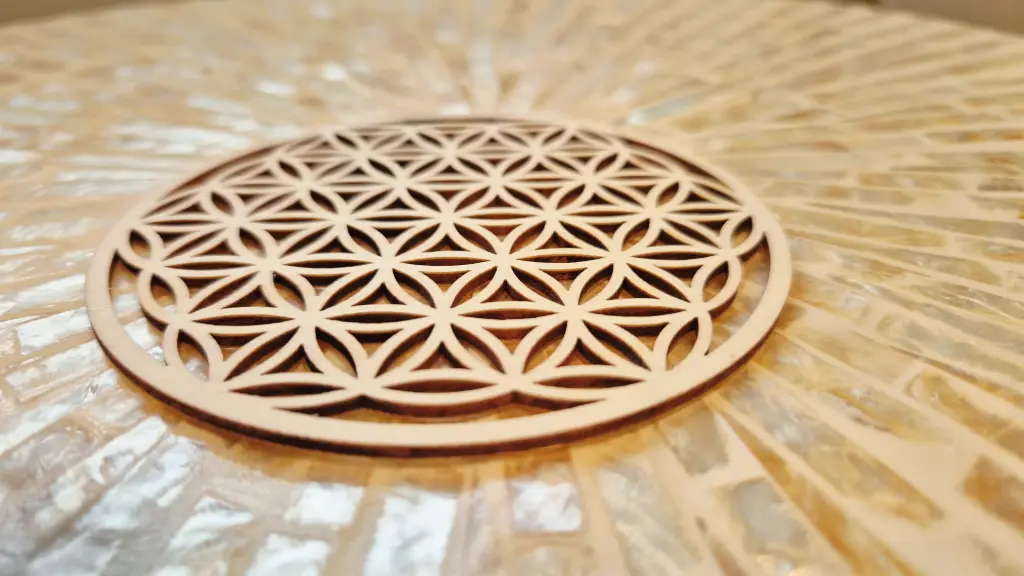 Fleur de vie en bois