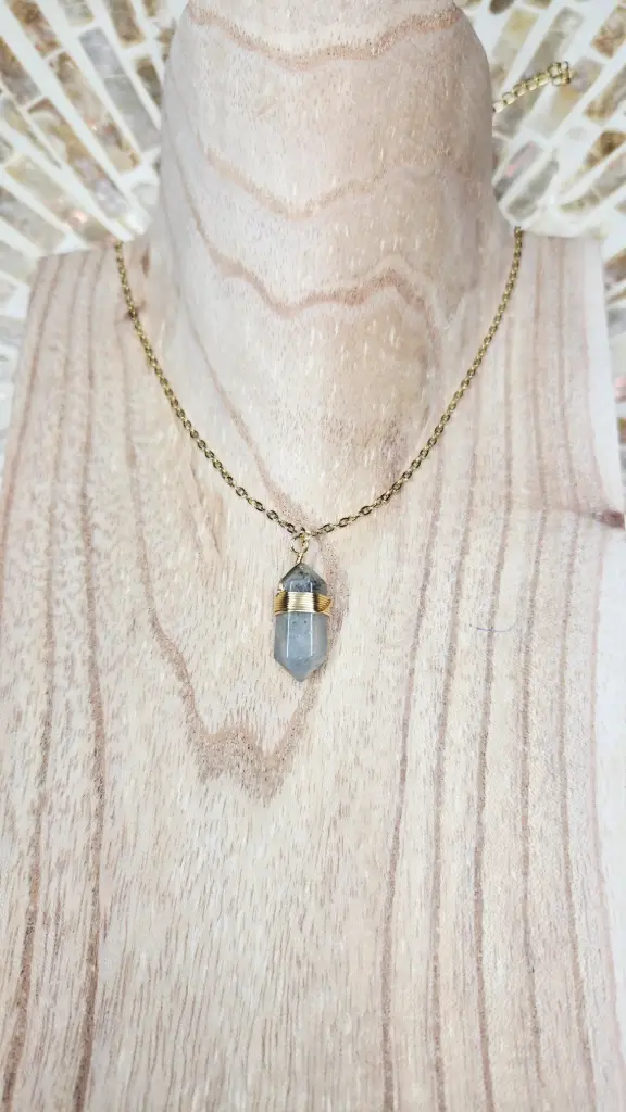 COLLIER BOHO LABRADORITE A