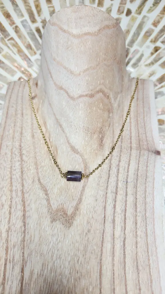 COLLIER CLEA DORE AMETHYSTE A