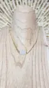 COLLIER CLEA DORE QUARTZ ROSE A