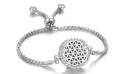 Bracelet diffuseur d'huile essentielle - Motif Fleur de vie